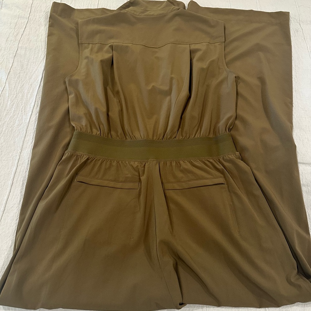Athleta Olive Green Jumpsuit - Picture 4 of 5